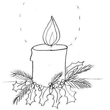 Advent Candle Sketch