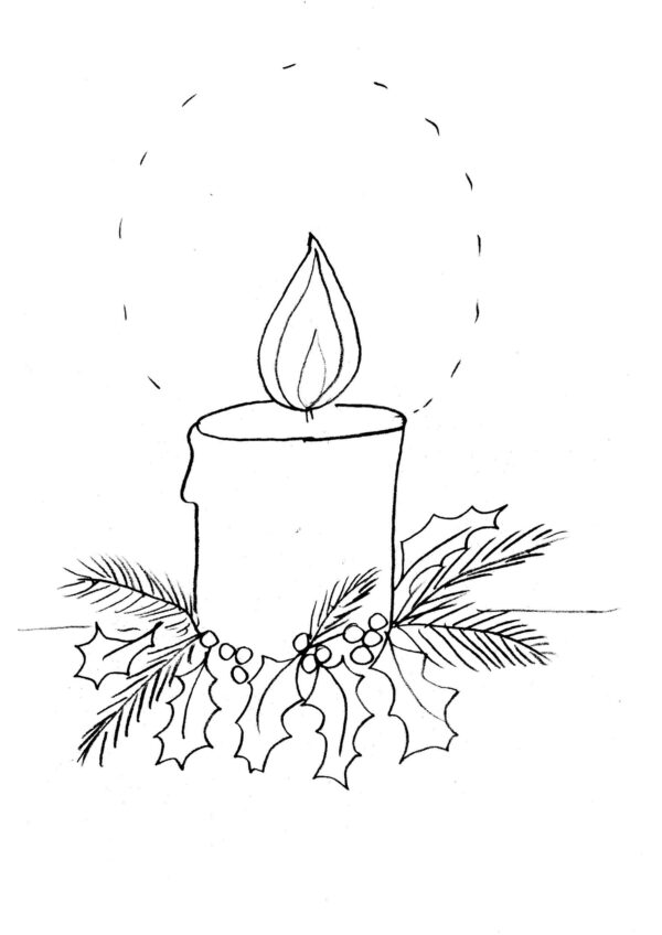 Advent Candle Sketch