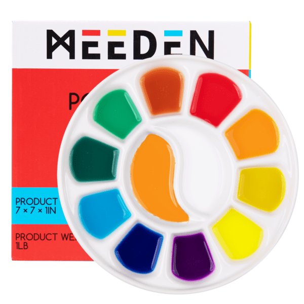 MEEDEN Round Ceramic Palette