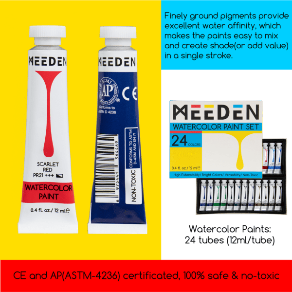 MEEDEN Watercolor Paint - Image 4