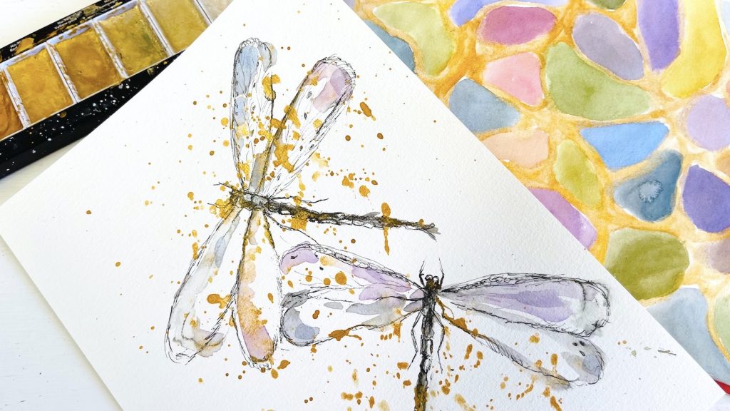 Easy Dragonfly and Neurographic Art