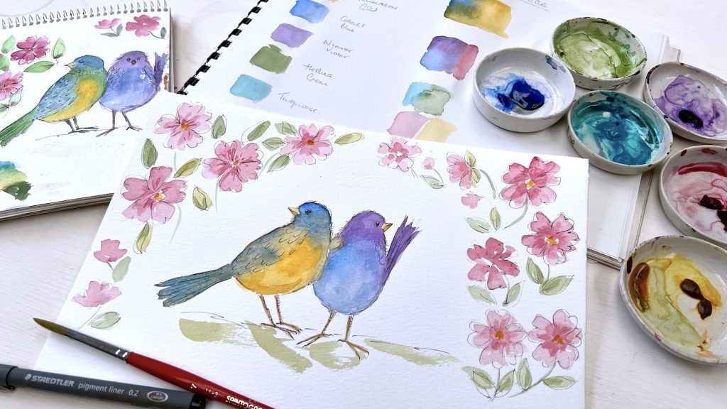 30 Easy Bird Drawing Ideas - How To Draw A Bird - Blitsy