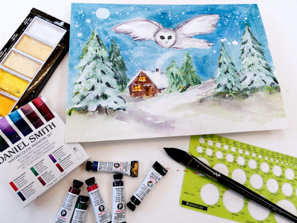 Tips for painting winter landscapes with watercolor - DANIEL SMITH Artists'  Materials