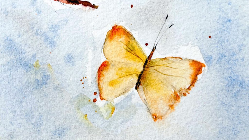 watercolor paintings of butterflies