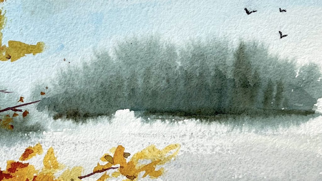 Watercolor tutorial: Lakeside Scenery - Art for Sharing