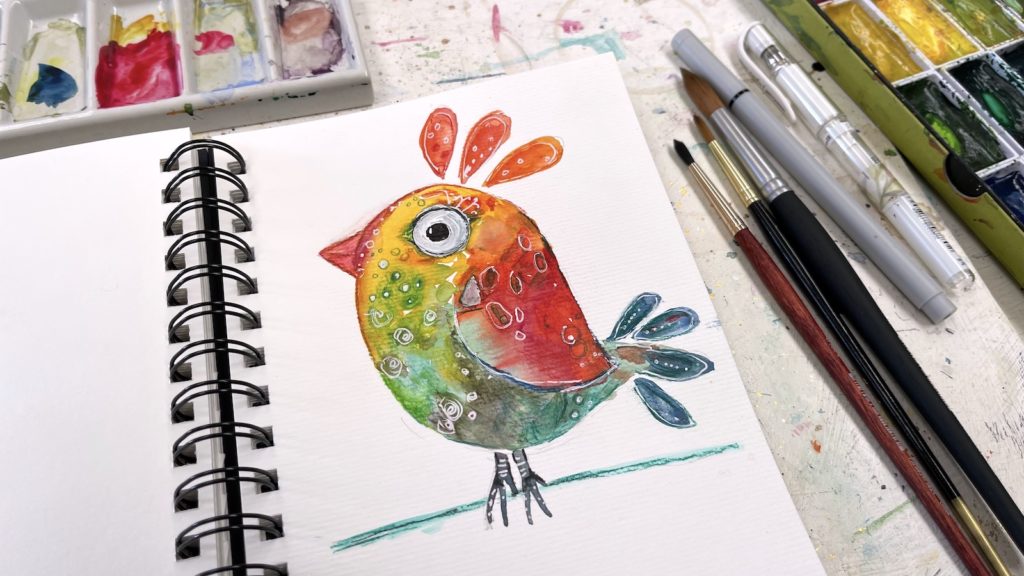 whimsical animal drawings