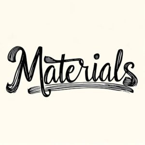 Shop My Materials