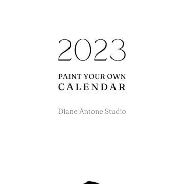 2023 Paint Your Own Calendar