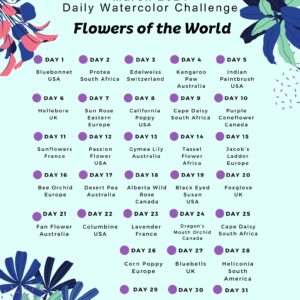 "Flowers of the World" Prompt Sheet