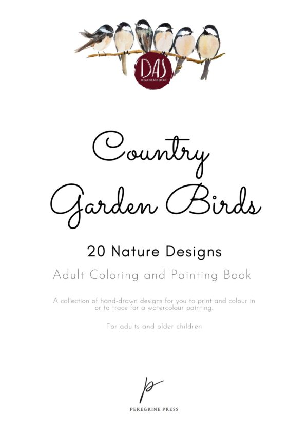 Country Garden Birds Coloring Book - Image 2