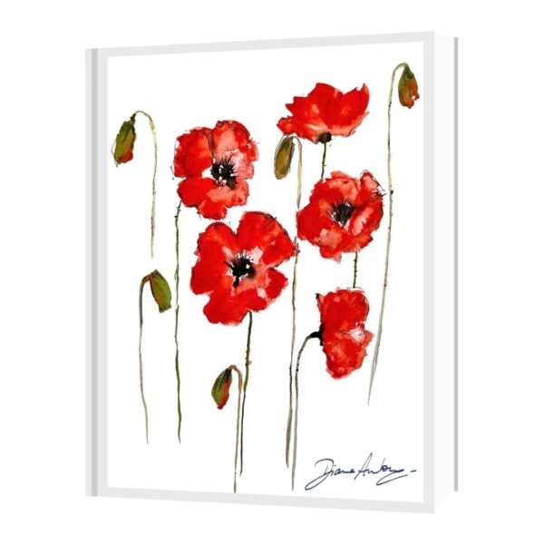 Poppies DIY Greetings Card / Mini-Print