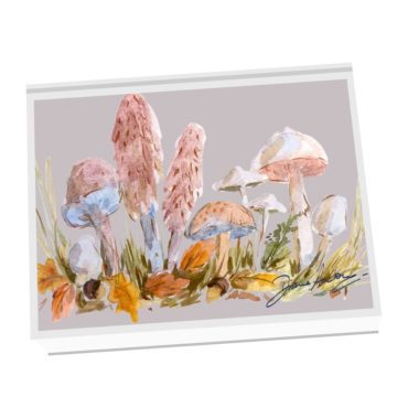 Mushroom Forest DIY Greetings Card / Mini-Print