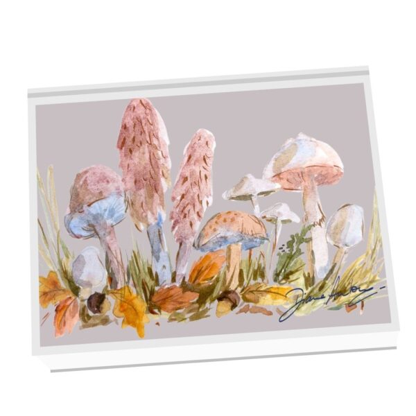 Mushroom Forest DIY Greetings Card / Mini-Print