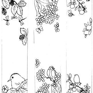 Countryside Bookmarks Sketch