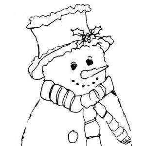 Snowman Sketch II