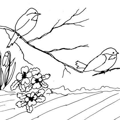 "Life in Winter" Challenge Week 4 Sketch