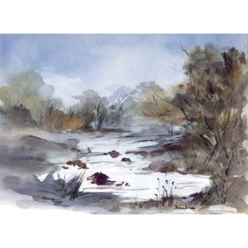 Riverside Scene I