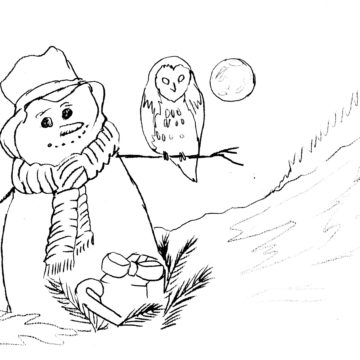 Snowman Sketch