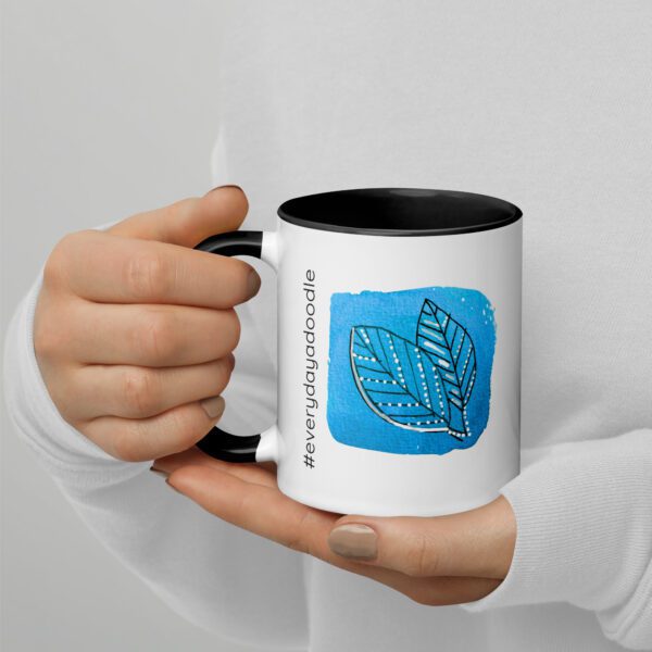 Relax Breathe Create #everydayadoodle Mug - Image 2