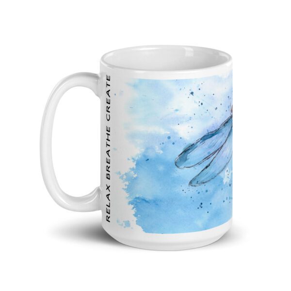 Blue Dragonfly Mug - Image 5