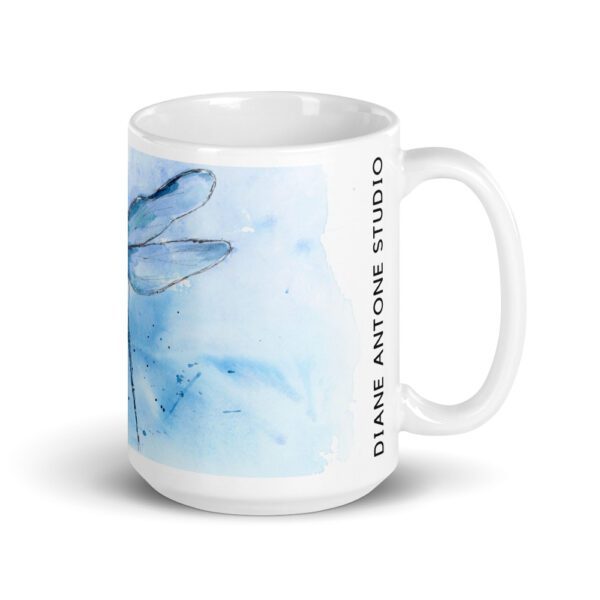 Blue Dragonfly Mug - Image 4