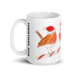 Christmas 2023 'Three Robins' Mug