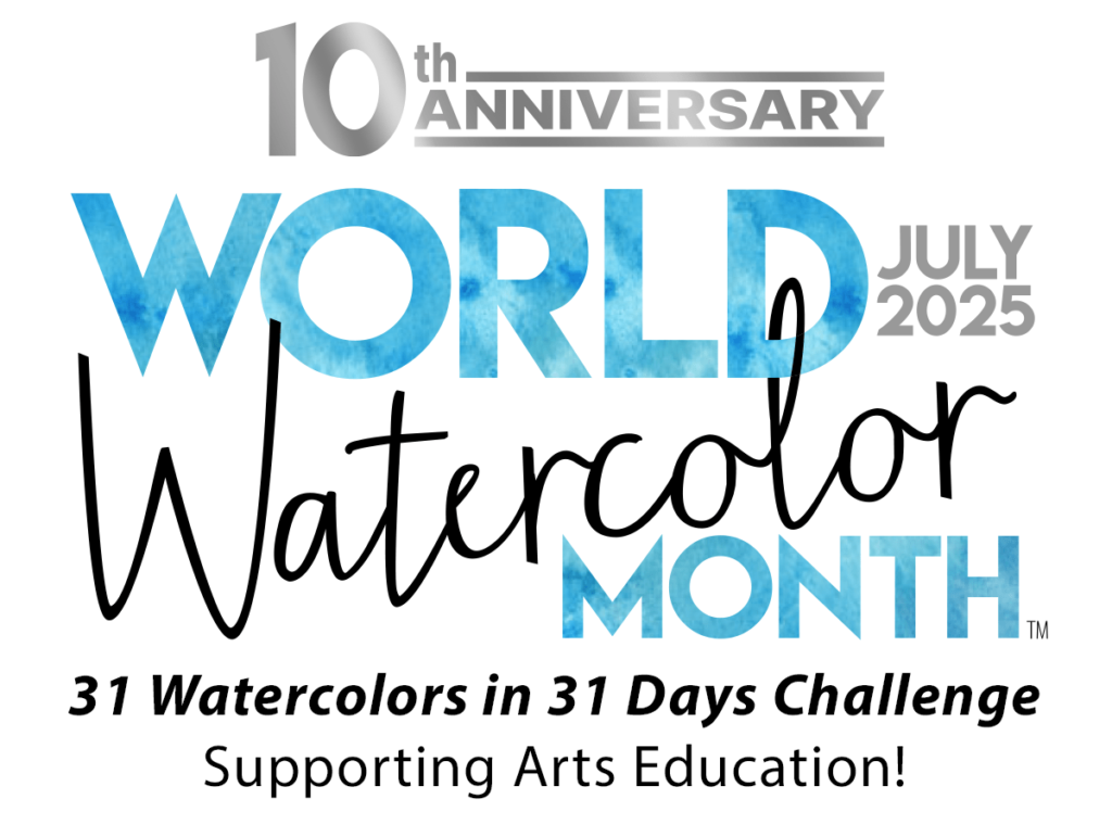 World-Watercolor-Month-2025-Logo-Supporting-Arts-Education